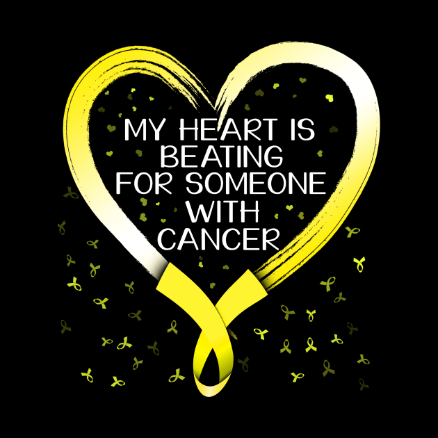 my heart bone cancer awareness by TeesCircle