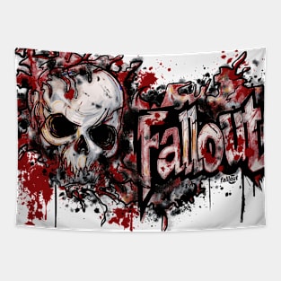 FallOut,Nuclear Explosion Graphic T-Shirt 04 Tapestry