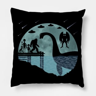 Cryptid Creatures Pillow