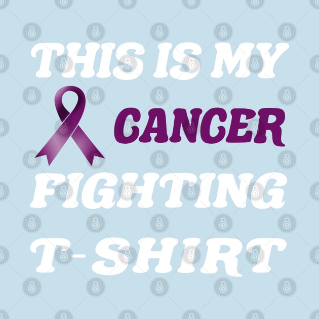 pancreatic Cancer purple Ribbon Fighting by MarYouLi