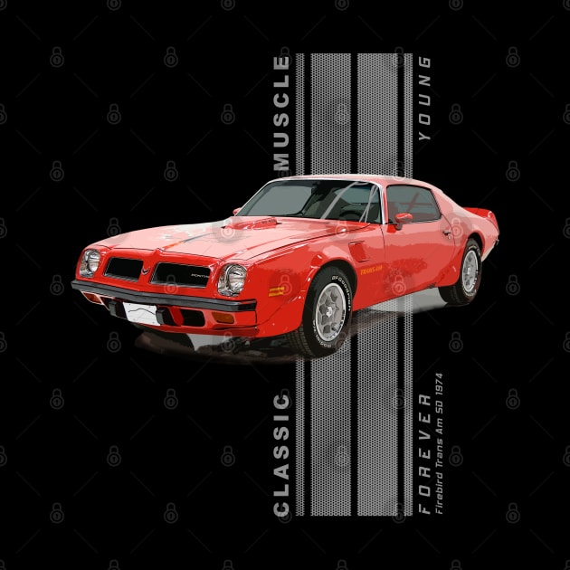 Firebird Trans Am Classic American Muscle Cars Vintage by Jose Luiz Filho