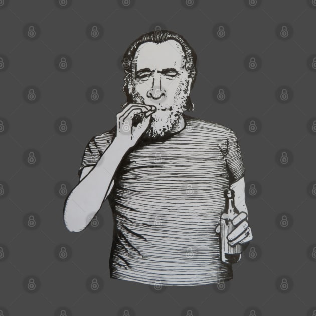 Charles Bukowski by AndersHoberg