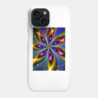 Colourful Starburst Fractal Phone Case