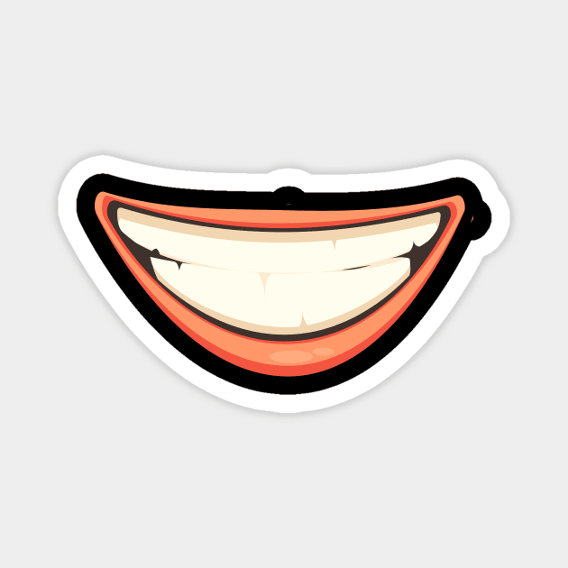 Smile Mouth Magnet by Flipodesigner