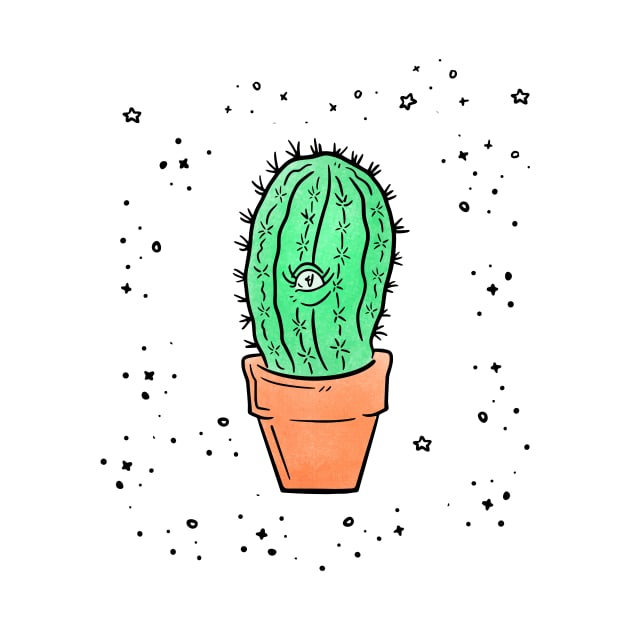 Eye Love Cacti by Sasha Banana 