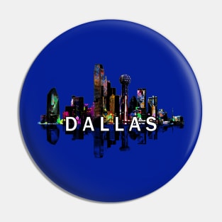 Dallas in graffiti Pin