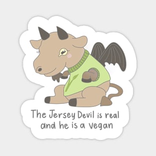 Vegan Jersey Devil Magnet