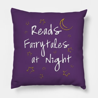 Mother Reads Fairytales at Night Pillow