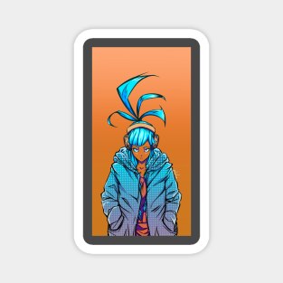 Cyan - orange ver. Magnet