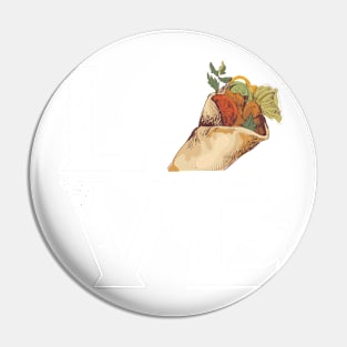 Wish You Were Guacamole Mexico Avocado Fruit Design Pin