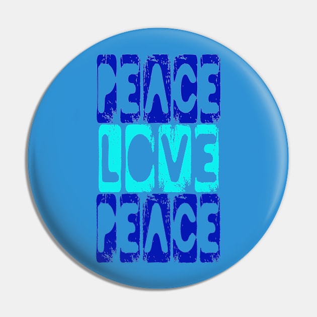 Peace & Love Pin by PlanetMonkey