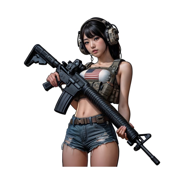 Tactical Girl by Rawlifegraphic