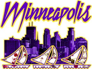 Minneapolis Purple City Magnet