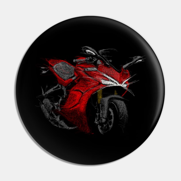 Ducati Supersport Pin by TwoLinerDesign