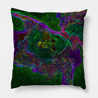 Black Panther Art - Glowing Edges 103 Pillow