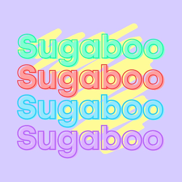 Sugaboo Extravaganza – Colorful and Aesthetic Repeat Typography by Tecnofa