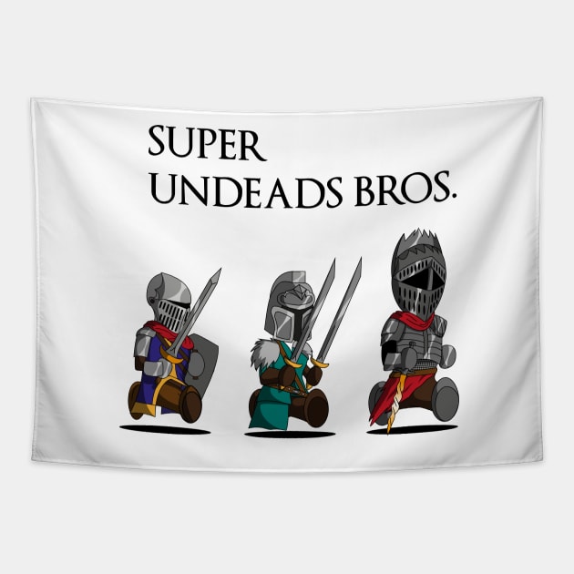 Super Undeads Bros. [Variant 02] Tapestry by Xitpark