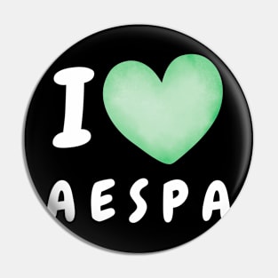 I Love aespa Pin