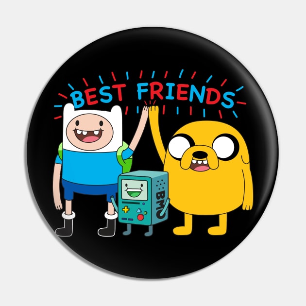 Finn Jake BMO Best Friends Pin by Plushism