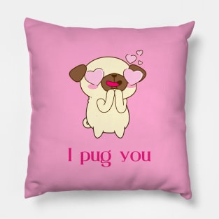 Pug life - pet dog lover Pillow