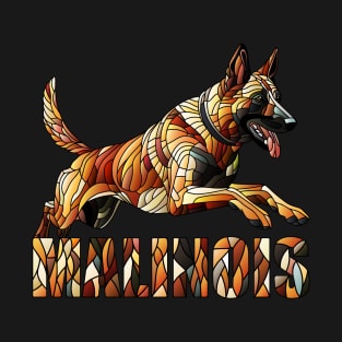 Belgian Malinois - Mosaic Art T-Shirt