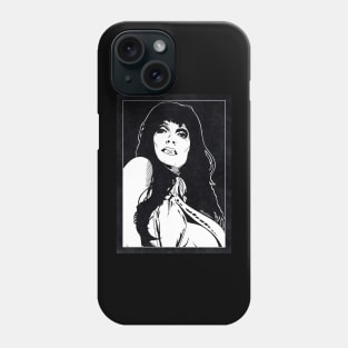 VAMPIRELLA (Black and White) Phone Case