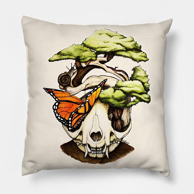 Bonsai Pillow by ManicWolfArts