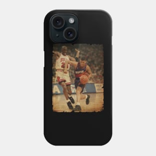 Kevin Johnson vs Michael Jordan Vintage Phone Case