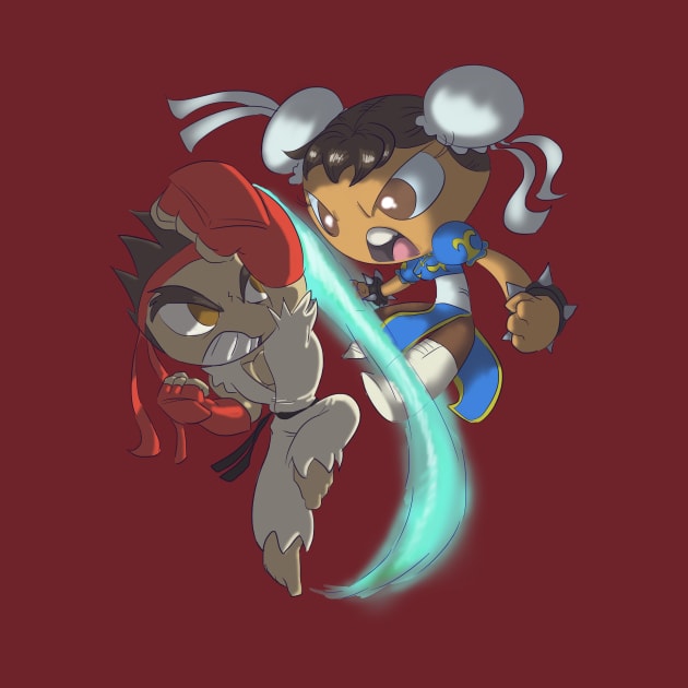 Ryu and Chun by BrightBoyToons