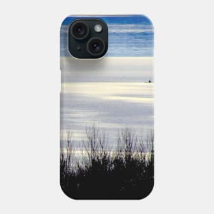 Lake reflection waves landscapes Phone Case