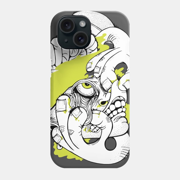 Its All In Your Head Phone Case by klemidesigns