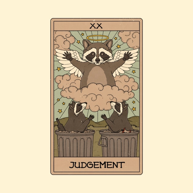 Judgement - Raccoons Tarot by thiagocorrea