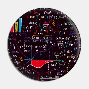 Colorful Math Formulas Pin