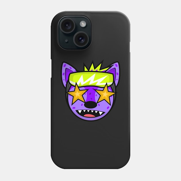 EXCITED HYPER HYENA Phone Case by MOULE