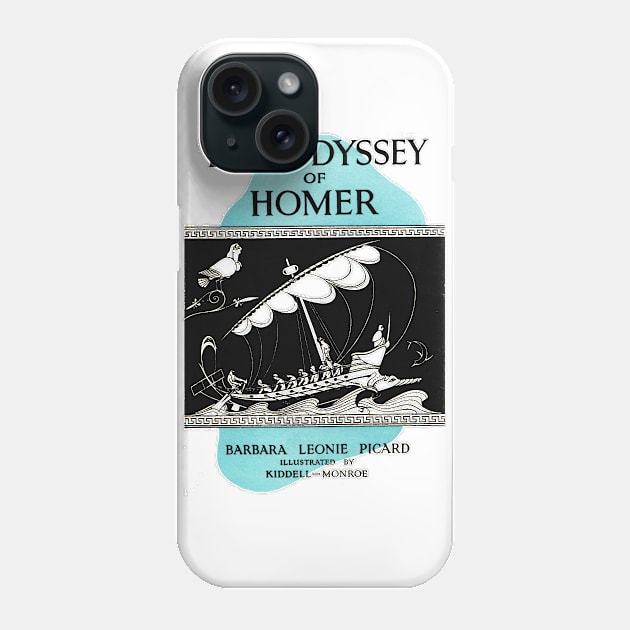 HIGH RESOLUTION The Odyssey Homer Vintage Book Cover Phone Case by buythebook86