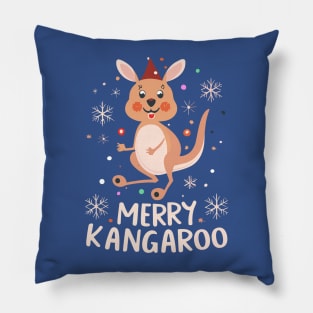 Joyful Kangaroo Kids Merry Kangaroo Pillow