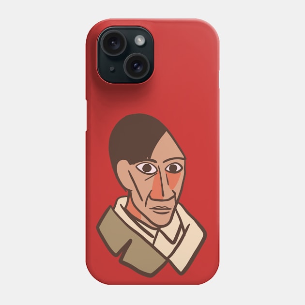 Artists Self Portrait On Red Phone Case by isstgeschichte