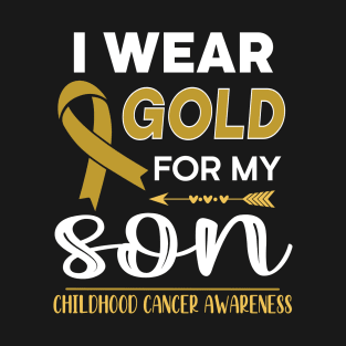 I Wear Gold For My Son T-Shirt