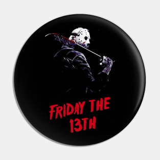 Jason Voorhees Friday the 13th Pin