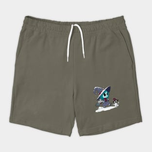 Cute Winter Witch Shorts