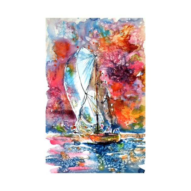Sailboat in the wind by kovacsannabrigi