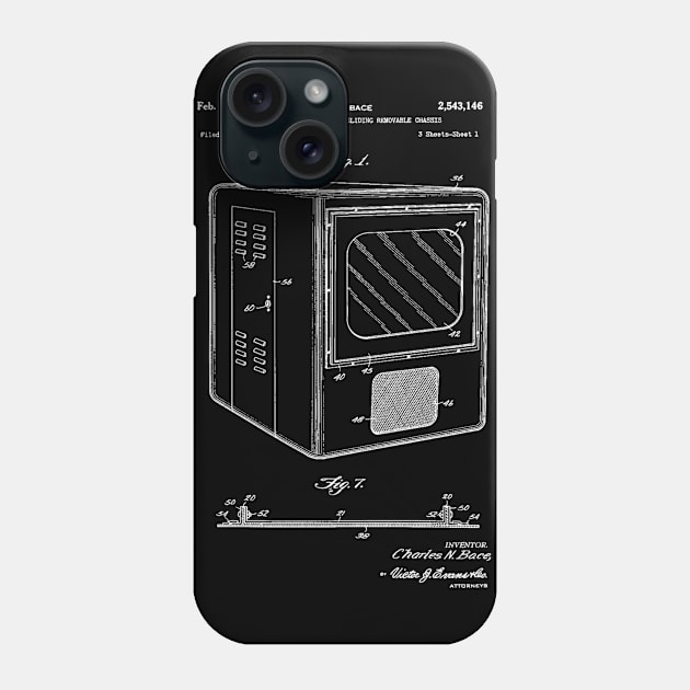 Television Patent 1949 Phone Case by Joodls