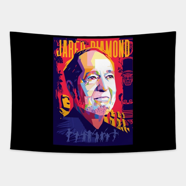 Jared Diamond Tapestry by difrats