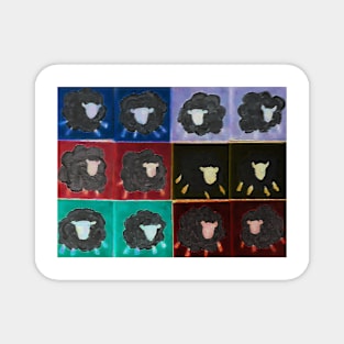 Flock of Sheeples 4 Magnet