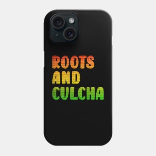Roots and Culcha, Rastafarian, Jamaica Phone Case