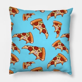 Slice and Dice in Blue Pillow