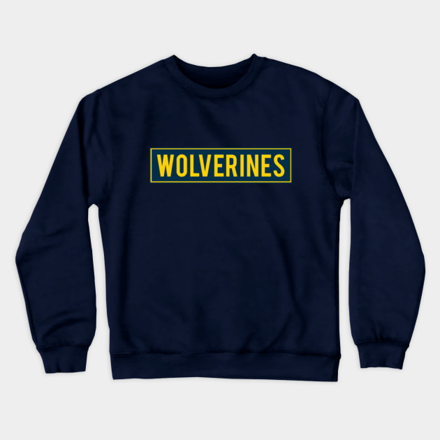u of m crewneck sweatshirt