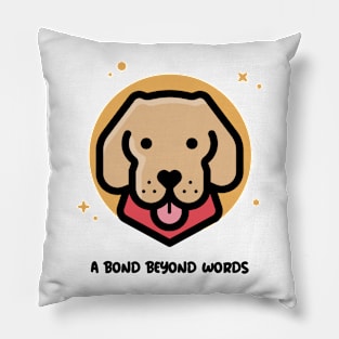 A Bond Beyond Words: Labrador Love Pillow