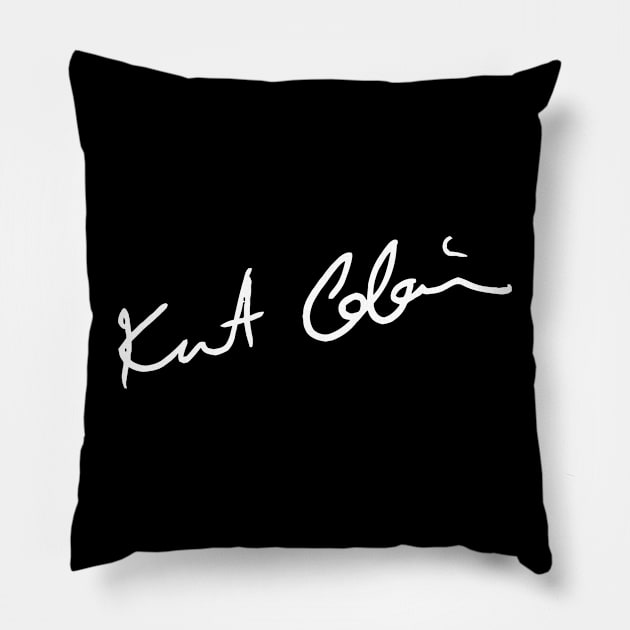 Kurt Cobain Pillow by What The Omen