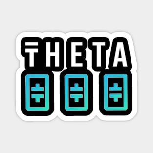 Theta Network Token Logo Magnet